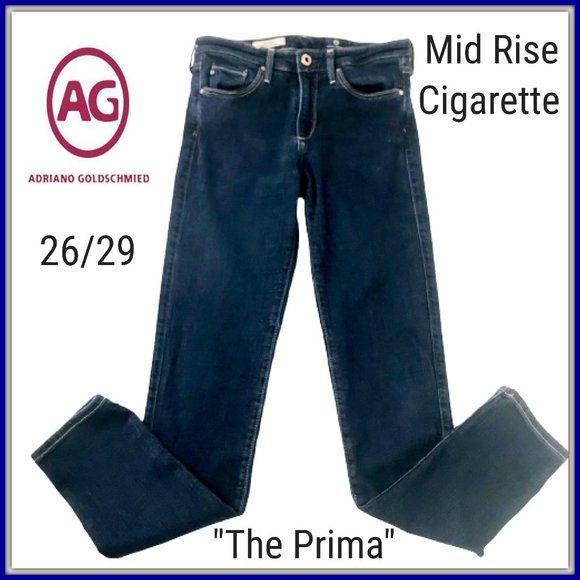 Adriano Goldschmied "The Parma" Mid Rise Cigarette 26/29 - Picture 1 of 6